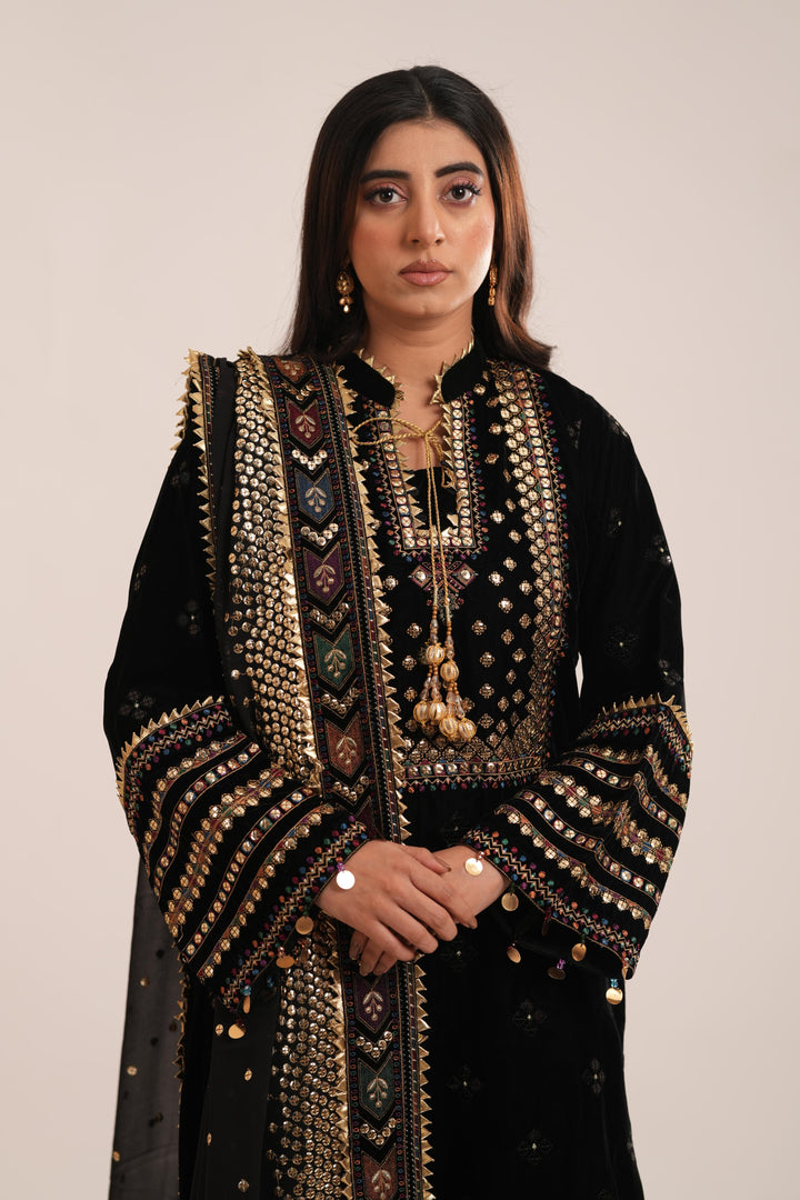 Design 5 - Jazmin Embroidered Formal Velvet Stitched