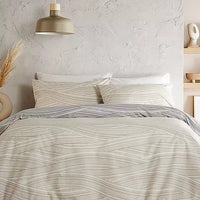 Vantona Essentials Dunes Duvet Cover Set - Grey