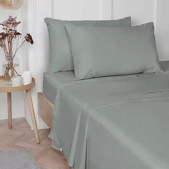 Vantona 100% Luxury Cotton Plain Dyed Fitted Sheets - Sold Separately
