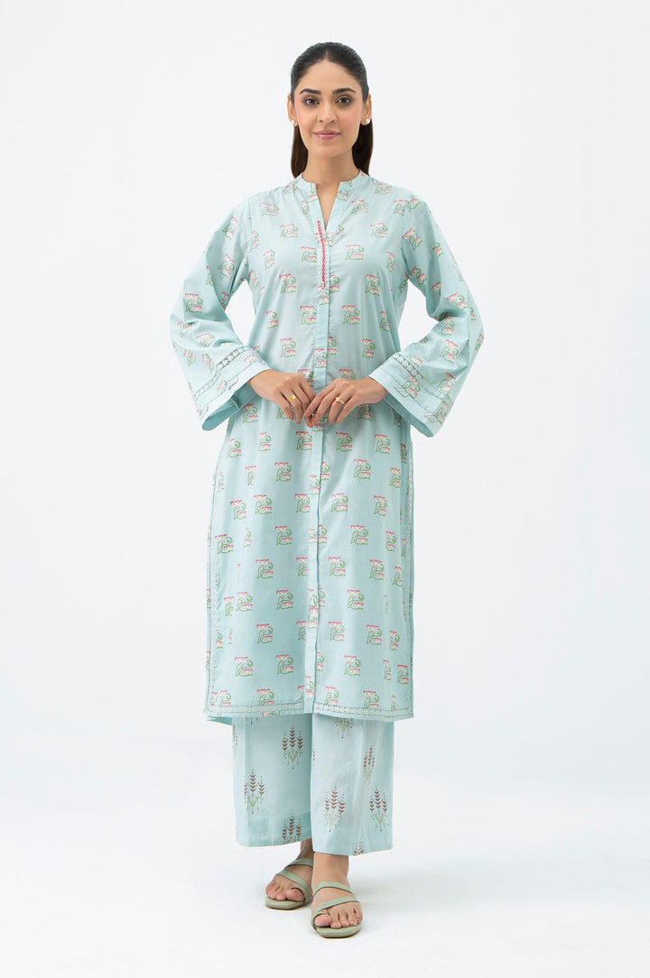 Cambric Light Blue Stitched Suit - Zeen