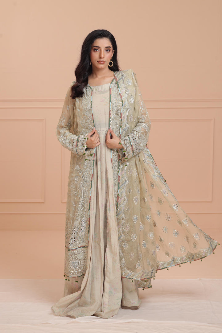 Embroidered Chiffon - Jazmin Wedding Formals Stitched