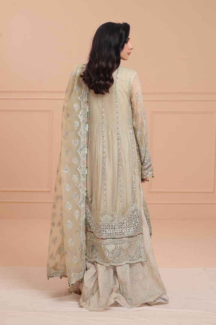Embroidered Chiffon - Jazmin Wedding Formals Stitched