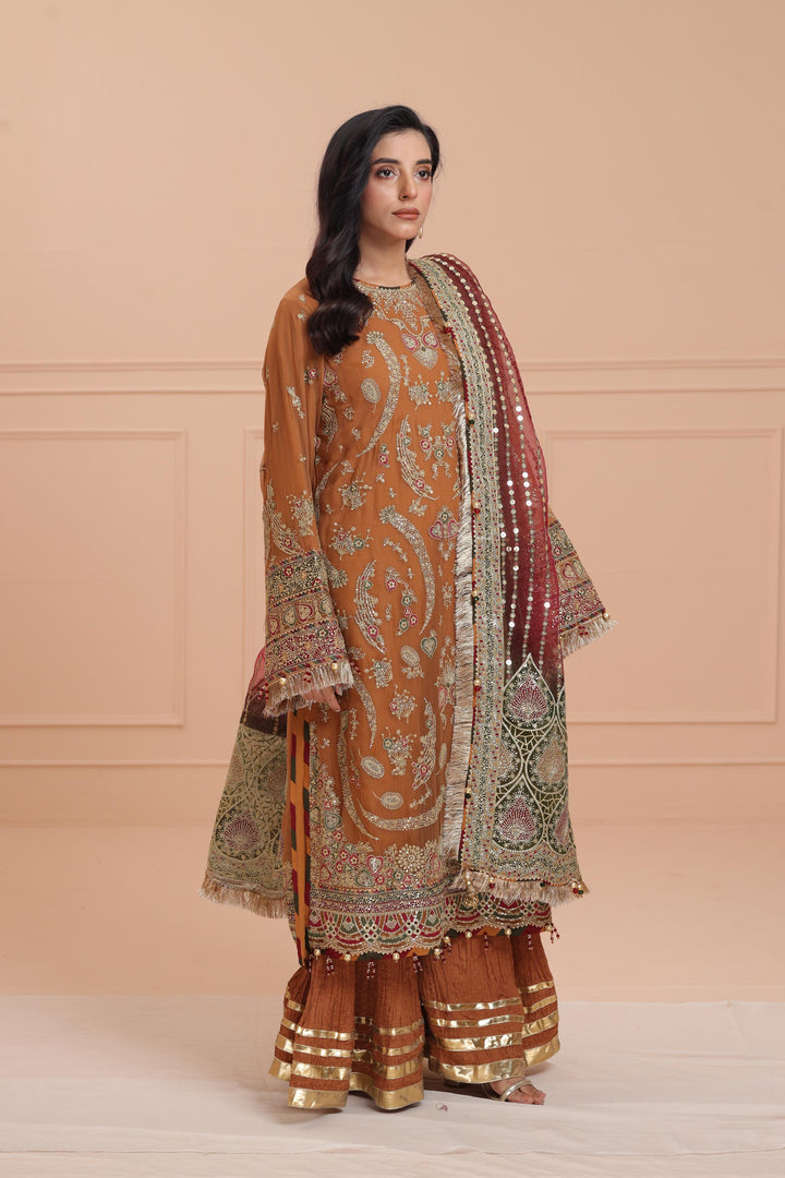 Embroidered Chiffon - Jazmin Wedding Formals Stitched