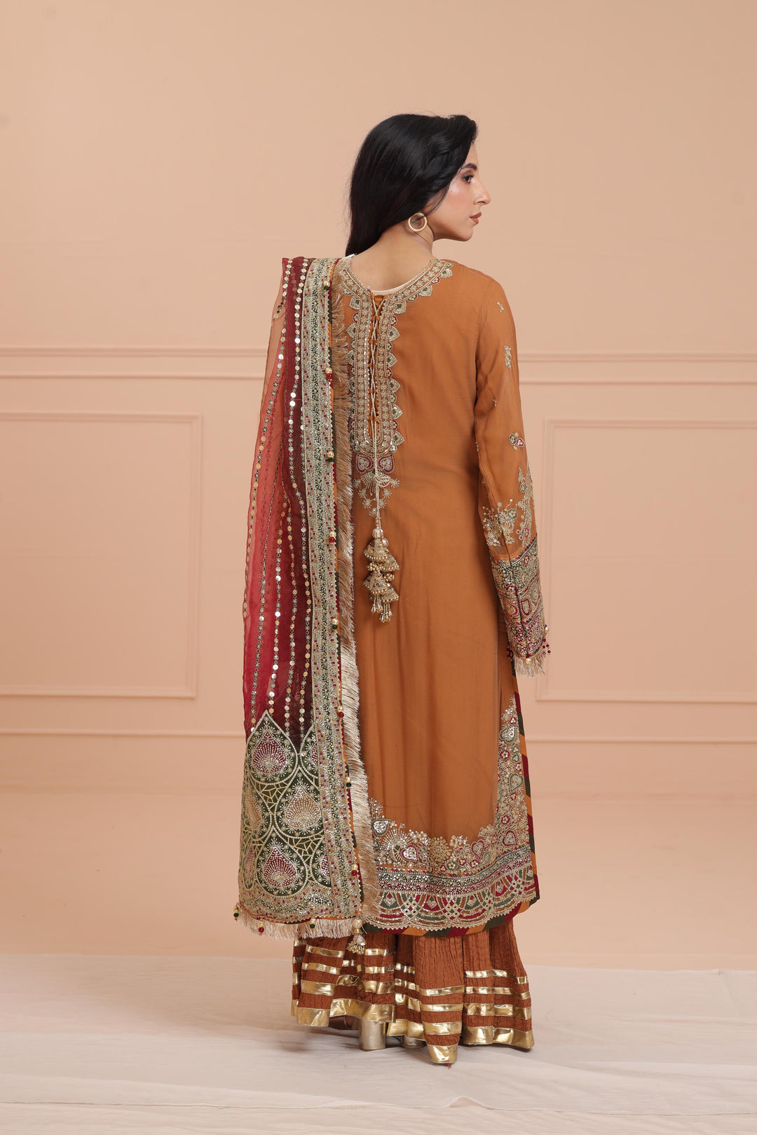 Embroidered Chiffon - Jazmin Wedding Formals Stitched