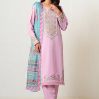 Cambric Pink Stitched Suit - Zeen