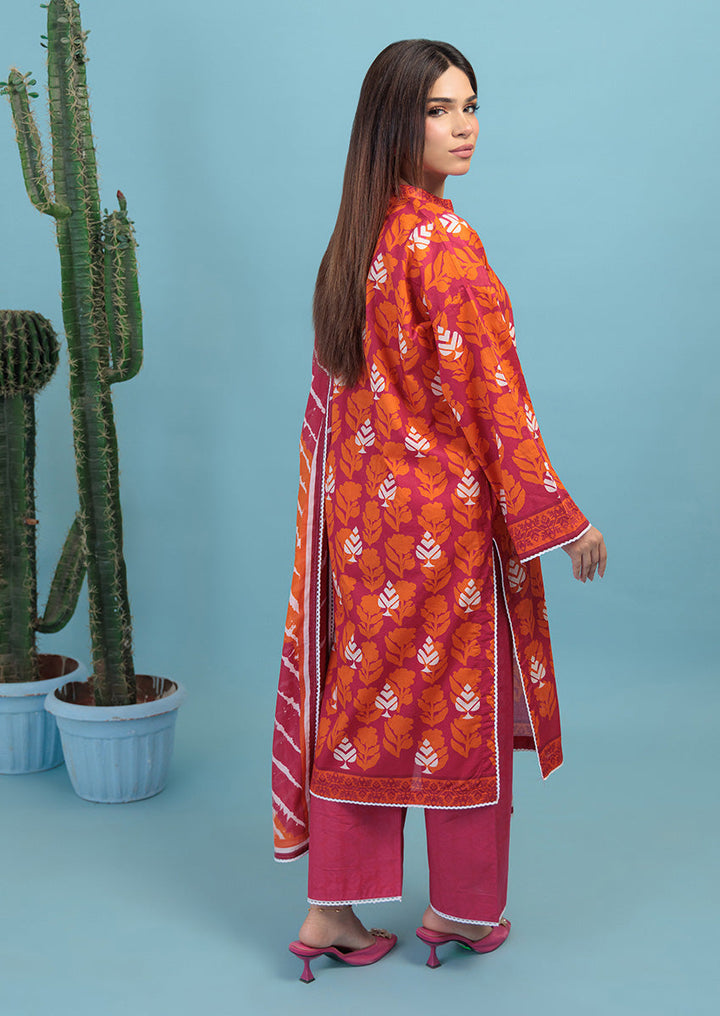 Lawn Pink Stitched Suit - Bonanza