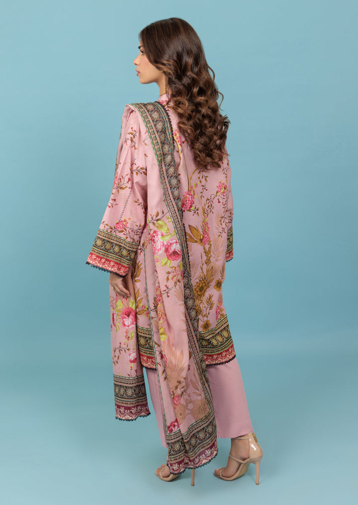 Lawn Pink Stitched Suit - Bonanza