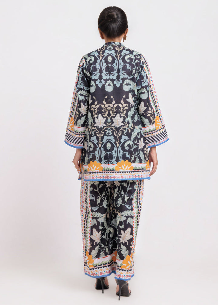 Khaddar Black Stitched Suit - Bonanza