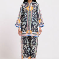 Khaddar Black Stitched Suit - Bonanza
