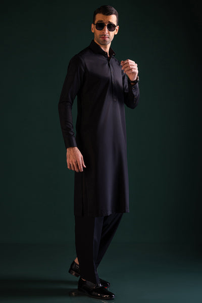 Blended Black Shalwar Kameez - Cast & Crew