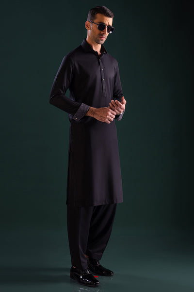 Blended Black Shalwar Kameez - Cast & Crew