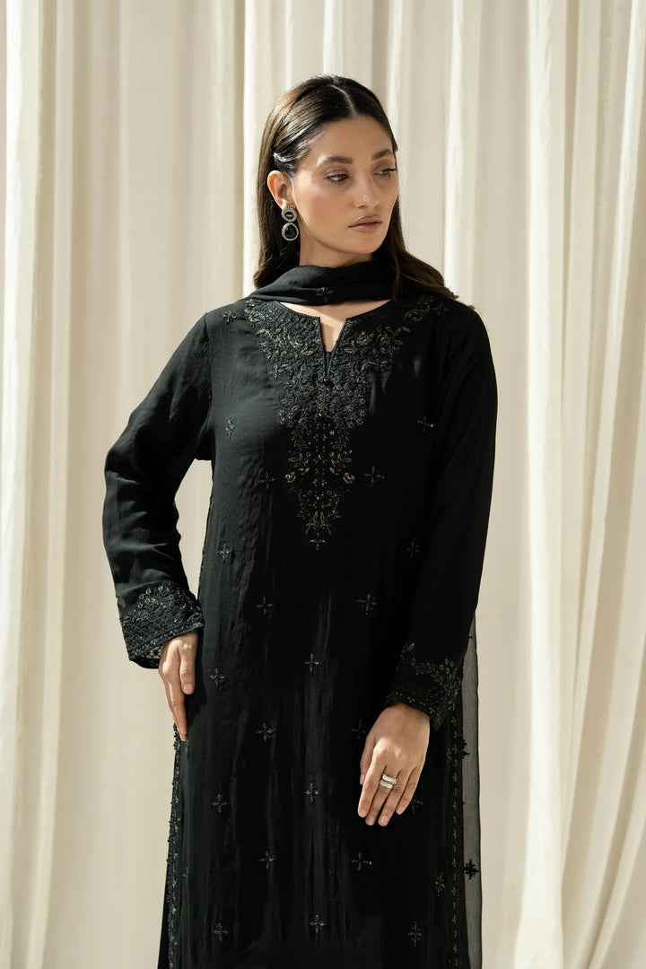 Black Stitched Suit - Zeen