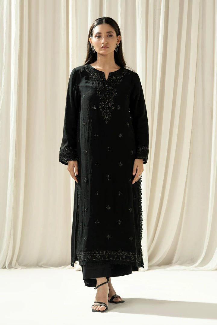 Black Stitched Suit - Zeen