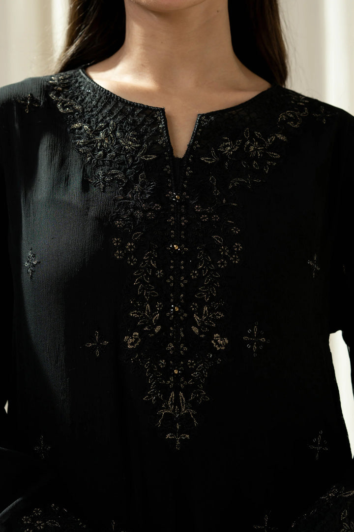 Black Stitched Suit - Zeen