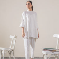Off White Stitched Suit - Ego