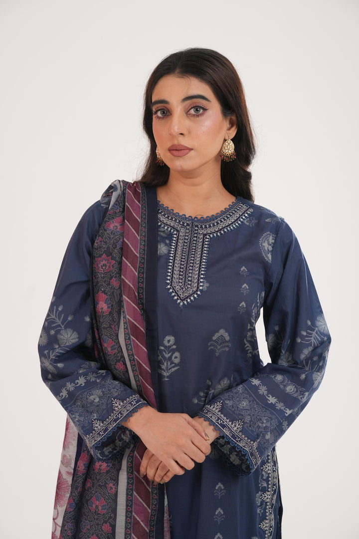 Bluette - Xenia Printed Stitched