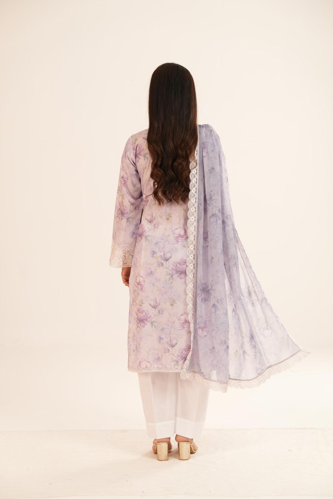 Lilac Haze - Xenia Printed Stitched