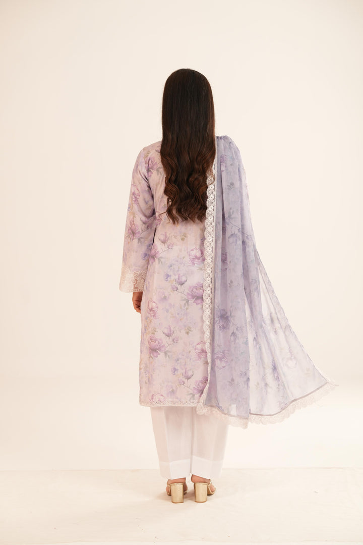 Lilac Haze - Xenia Printed Stitched