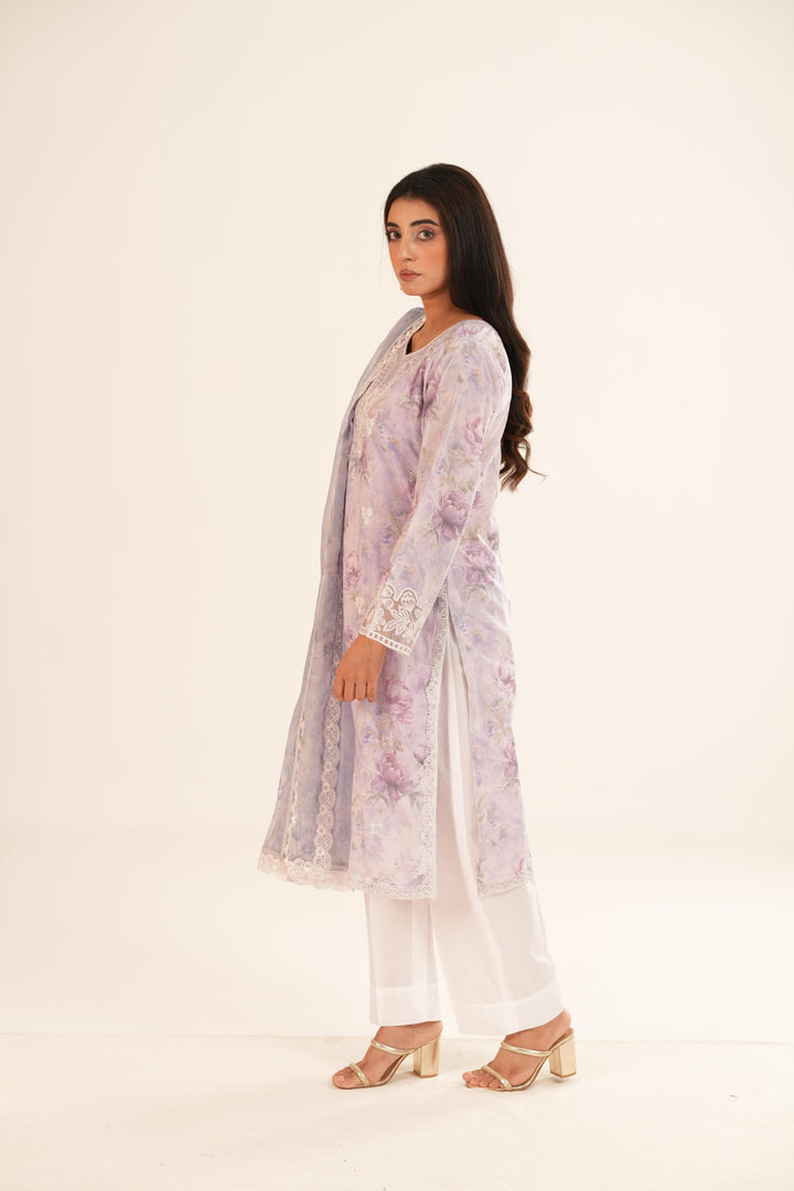 Lilac Haze - Xenia Printed Stitched