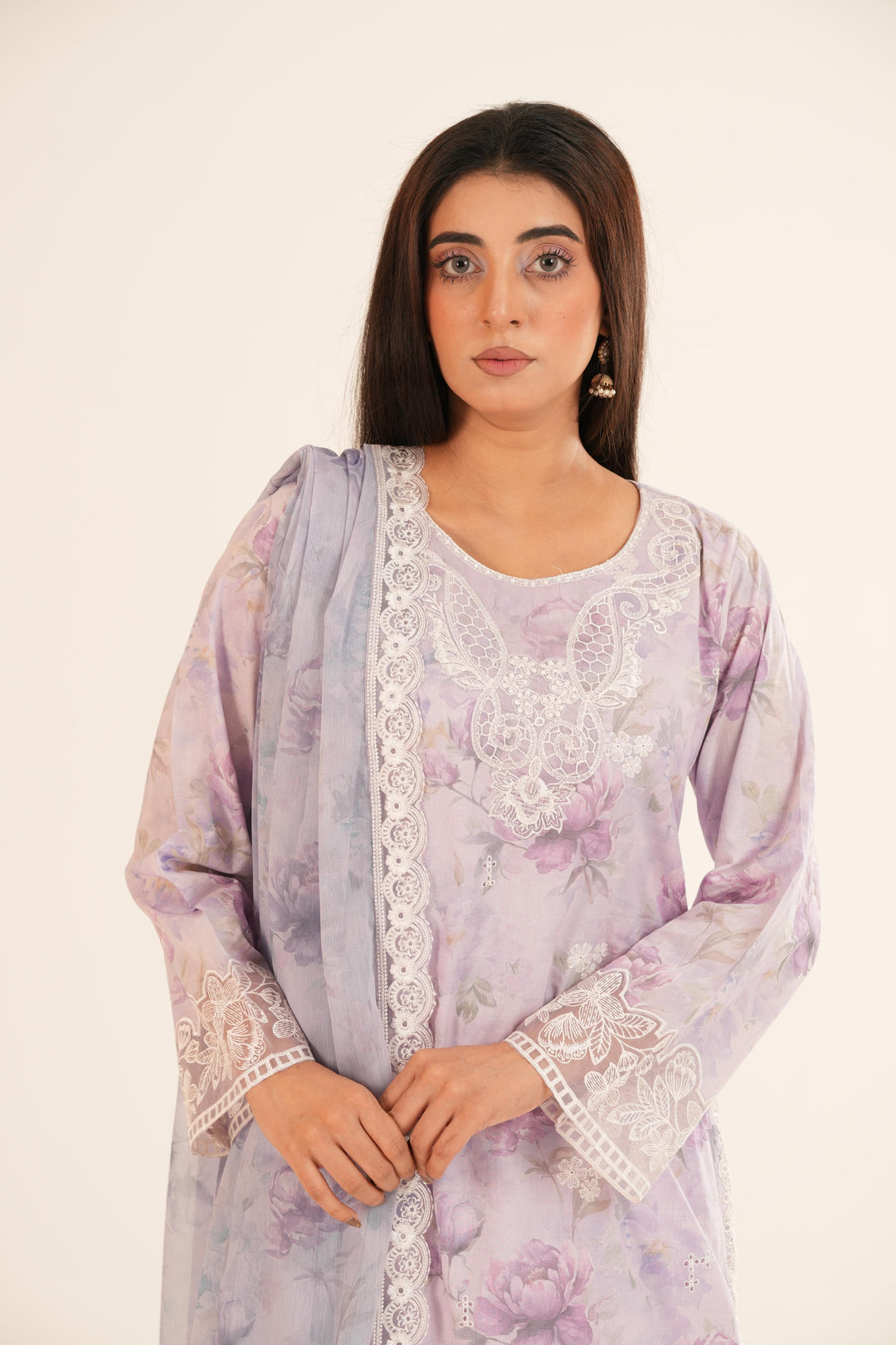 Lilac Haze - Xenia Printed Stitched