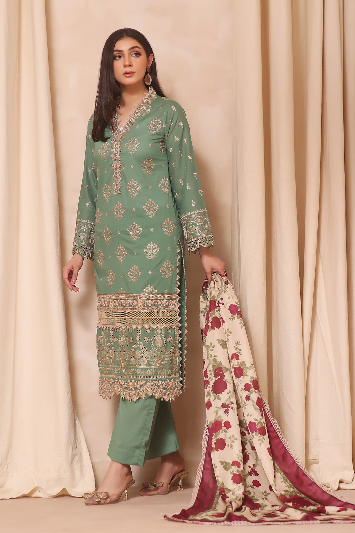 Zarra'Tunn 3 Piece Suit - Zainab Chottani