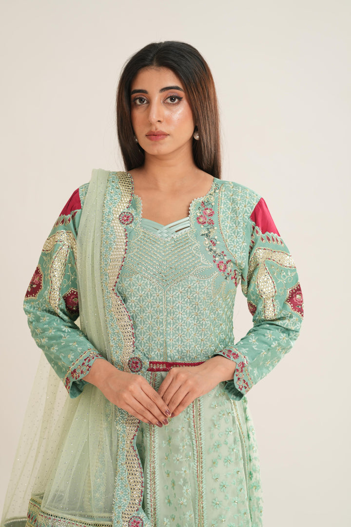 Zanzar - Afrozeh Shehnai Wedding Formals Stitched