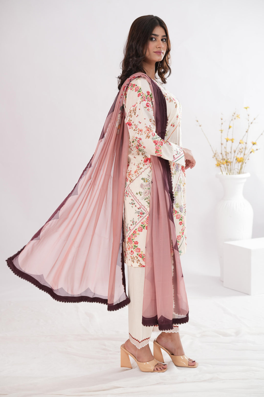 Zarya-9A | Zara Shahjahan Stitched - Coco Prints Edit III