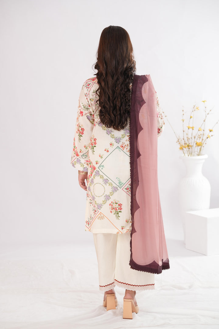 Zarya-9A | Zara Shahjahan Stitched - Coco Prints Edit III