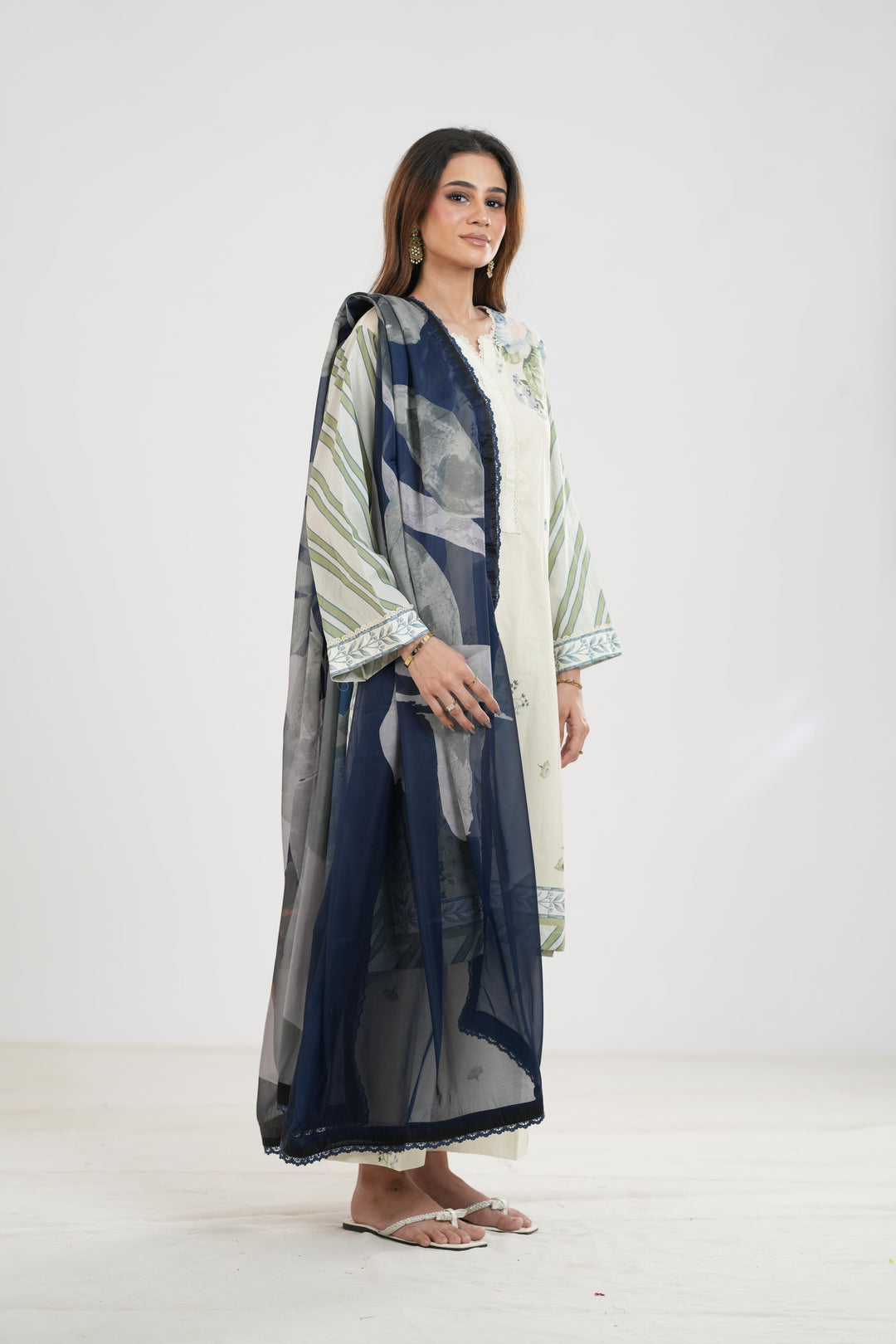 Zeya-1B - Coco Prints By Zara Shahjahan Stitched