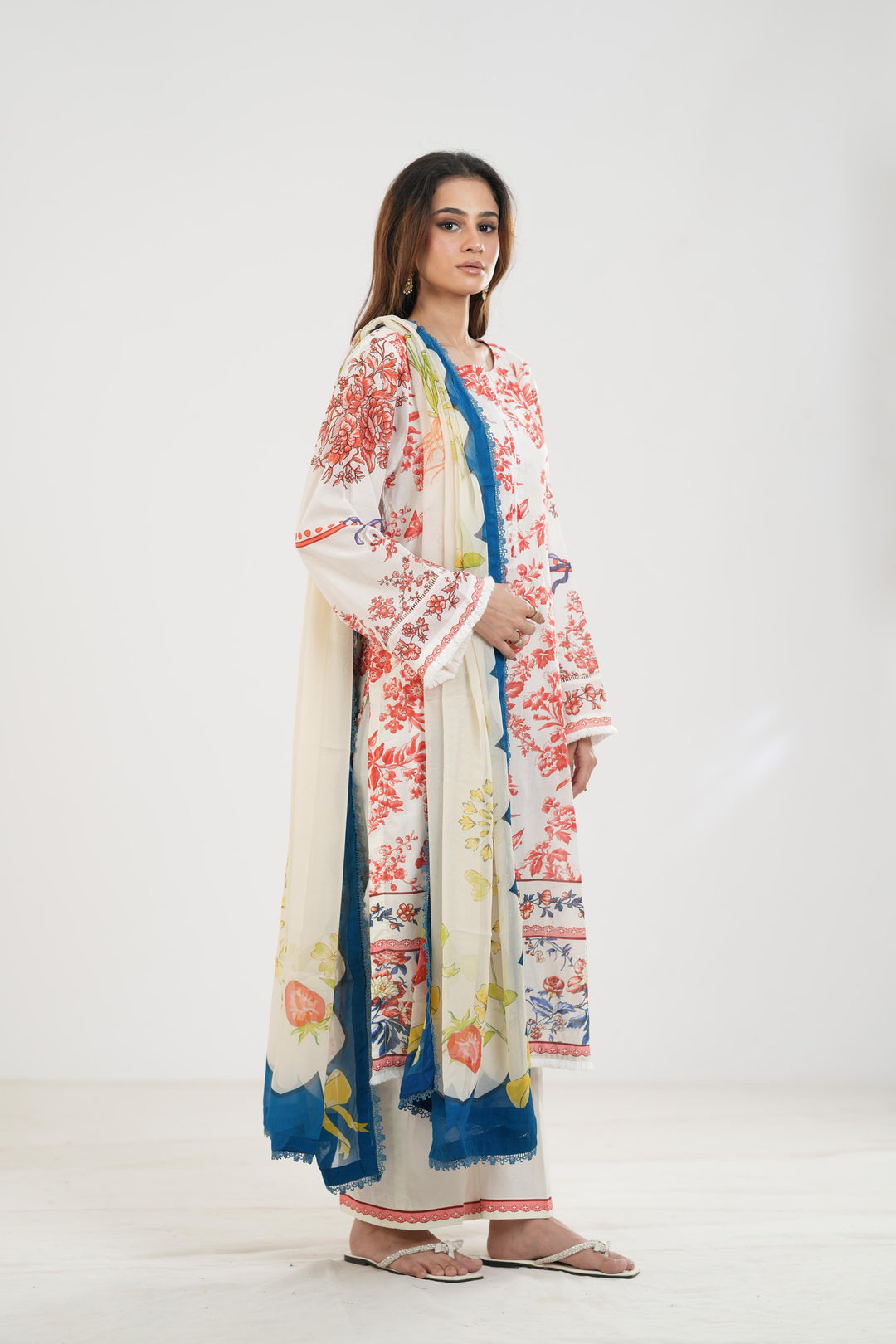 Elvo-4A - Coco Prints By Zara Shahjahan Stitched