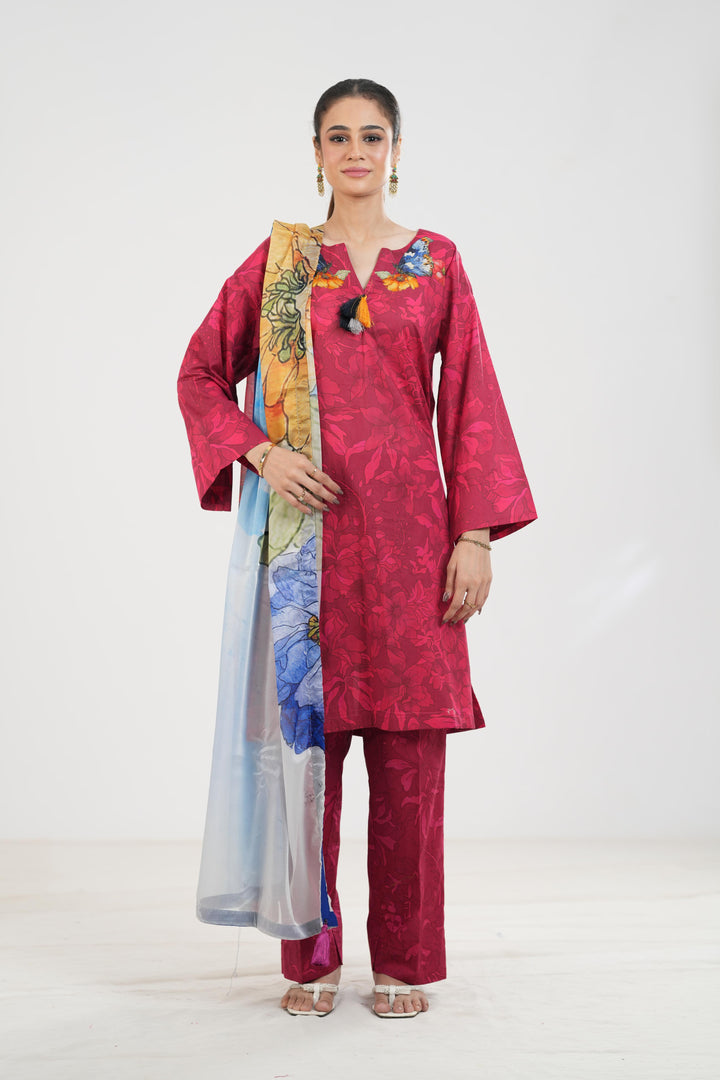 Gece-5A - Coco Prints By Zara Shahjahan Stitched