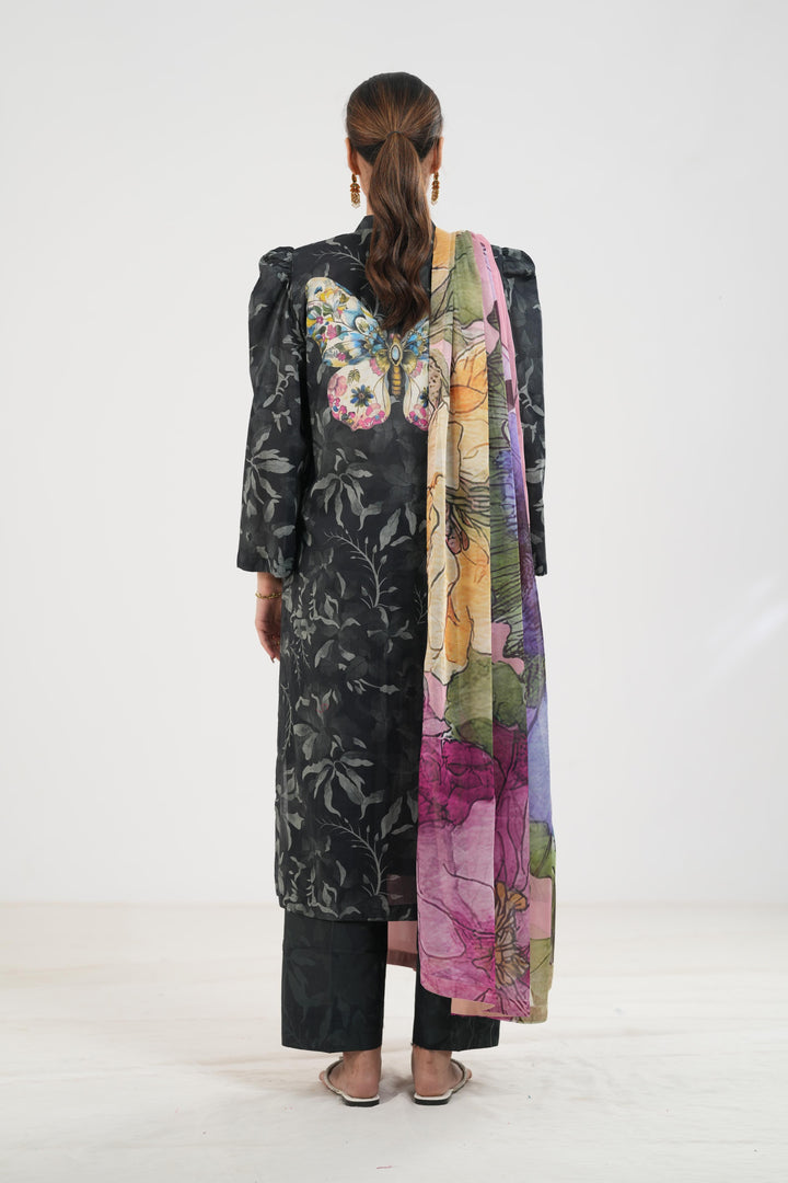 Gece-5B - Coco Prints By Zara Shahjahan Stitched