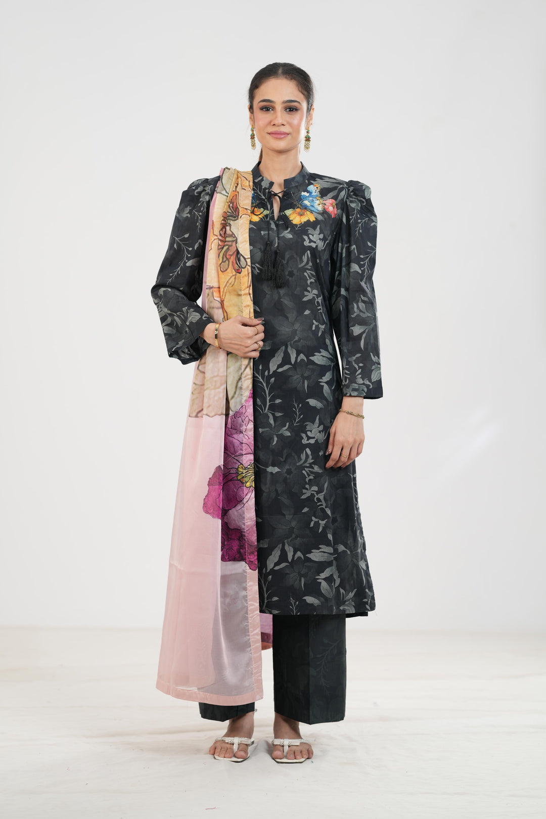 Gece-5B - Coco Prints By Zara Shahjahan Stitched