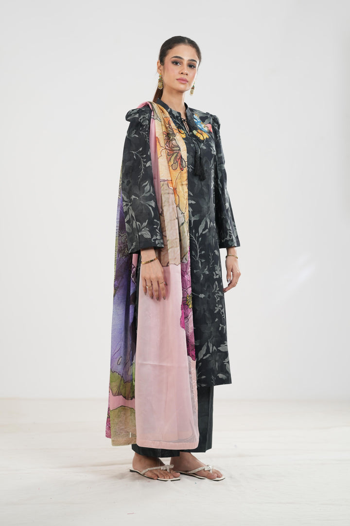 Gece-5B - Coco Prints By Zara Shahjahan Stitched
