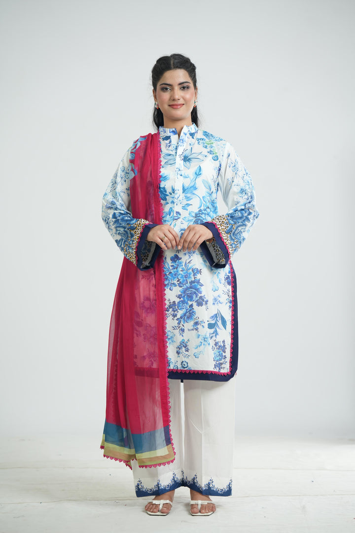 Aero-6A - Coco Prints By Zara Shahjahan Stitched