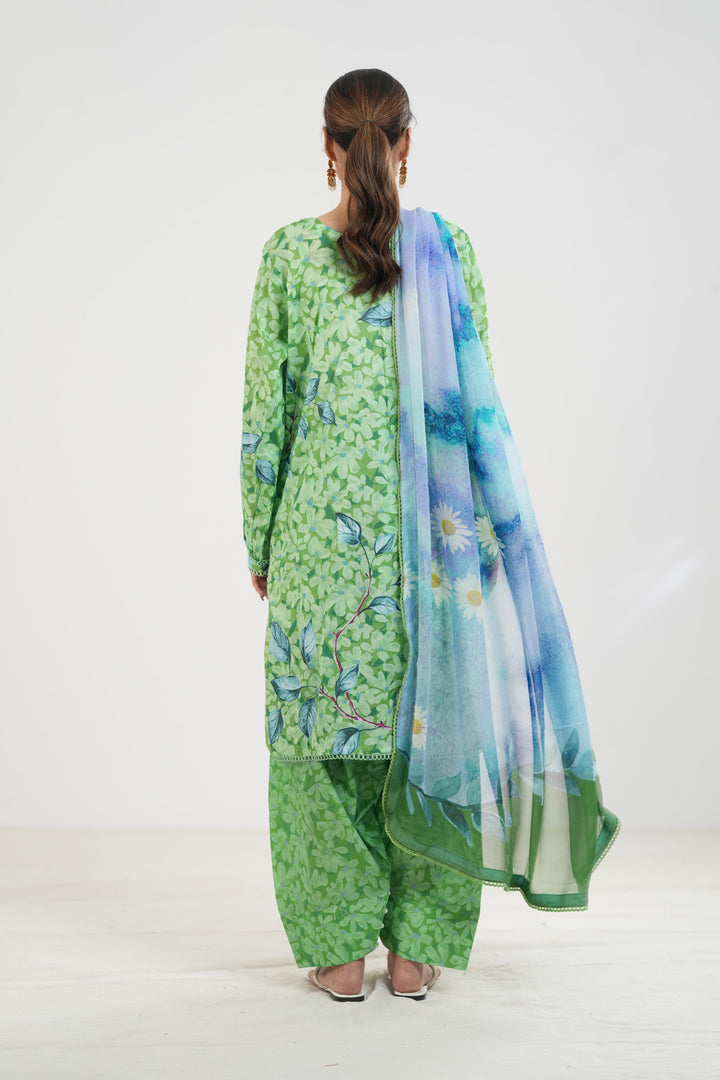 Kael-7B - Coco Prints By Zara Shahjahan Stitched