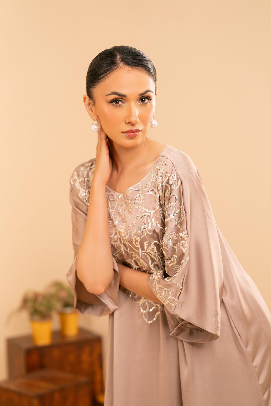 Lunaria Embroidered Dress