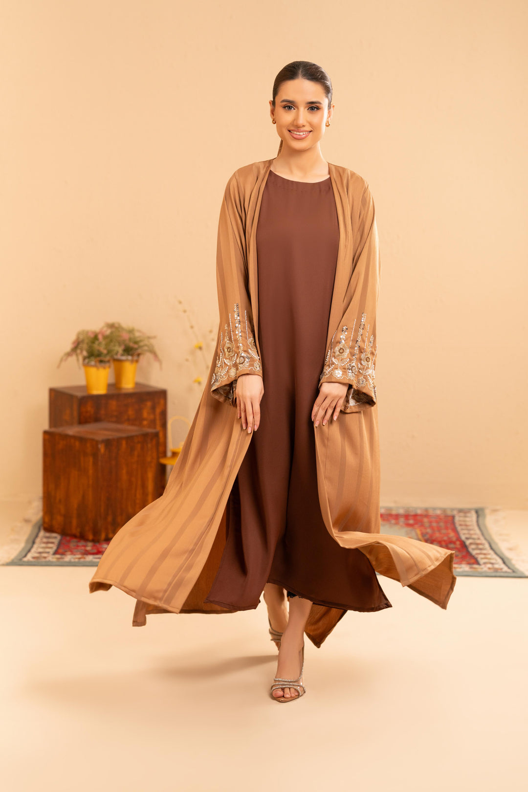 Arvia Satin Abaya