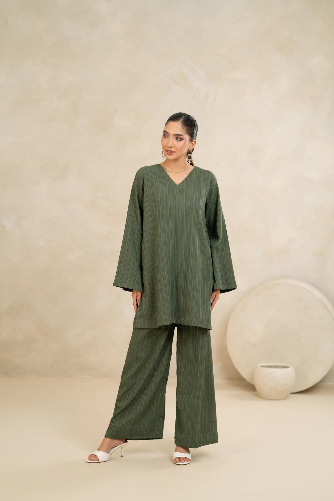 Verde Ease Co-ord – Khaki