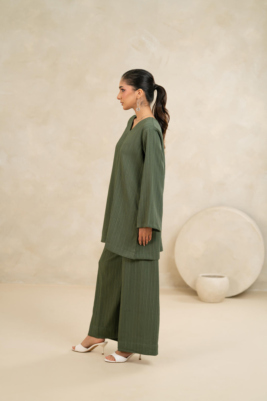 Verde Ease Co-ord – Khaki