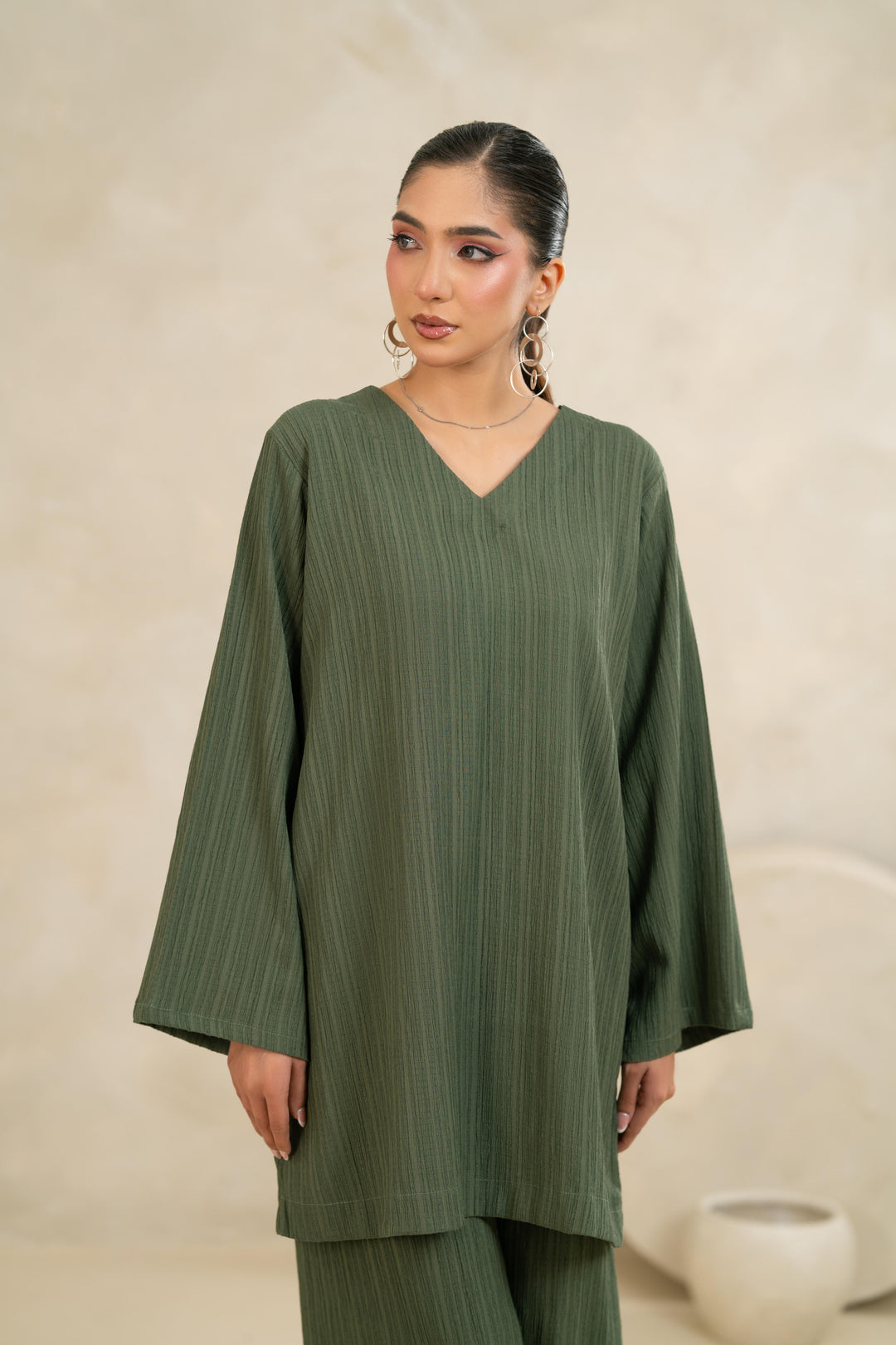 Verde Ease Co-ord – Khaki