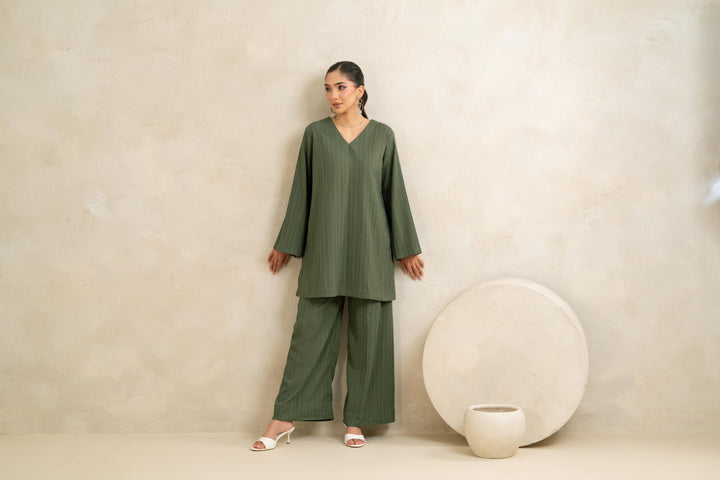 Verde Ease Co-ord – Khaki
