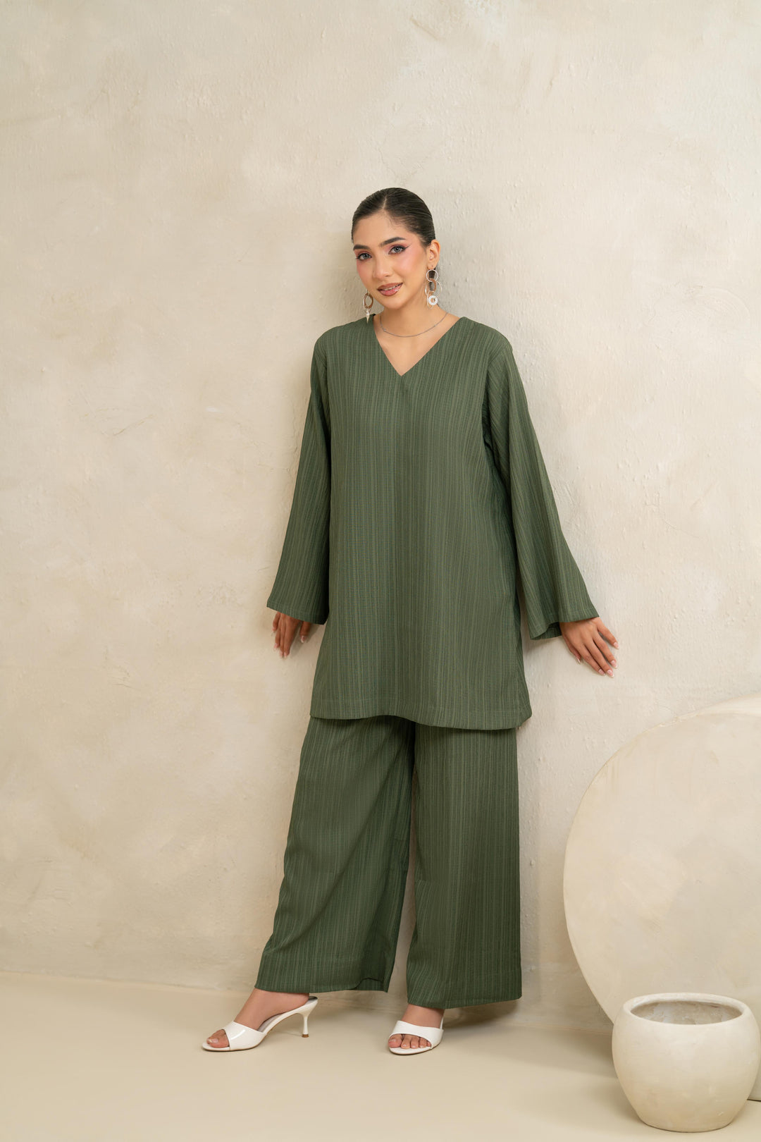 Verde Ease Co-ord – Khaki
