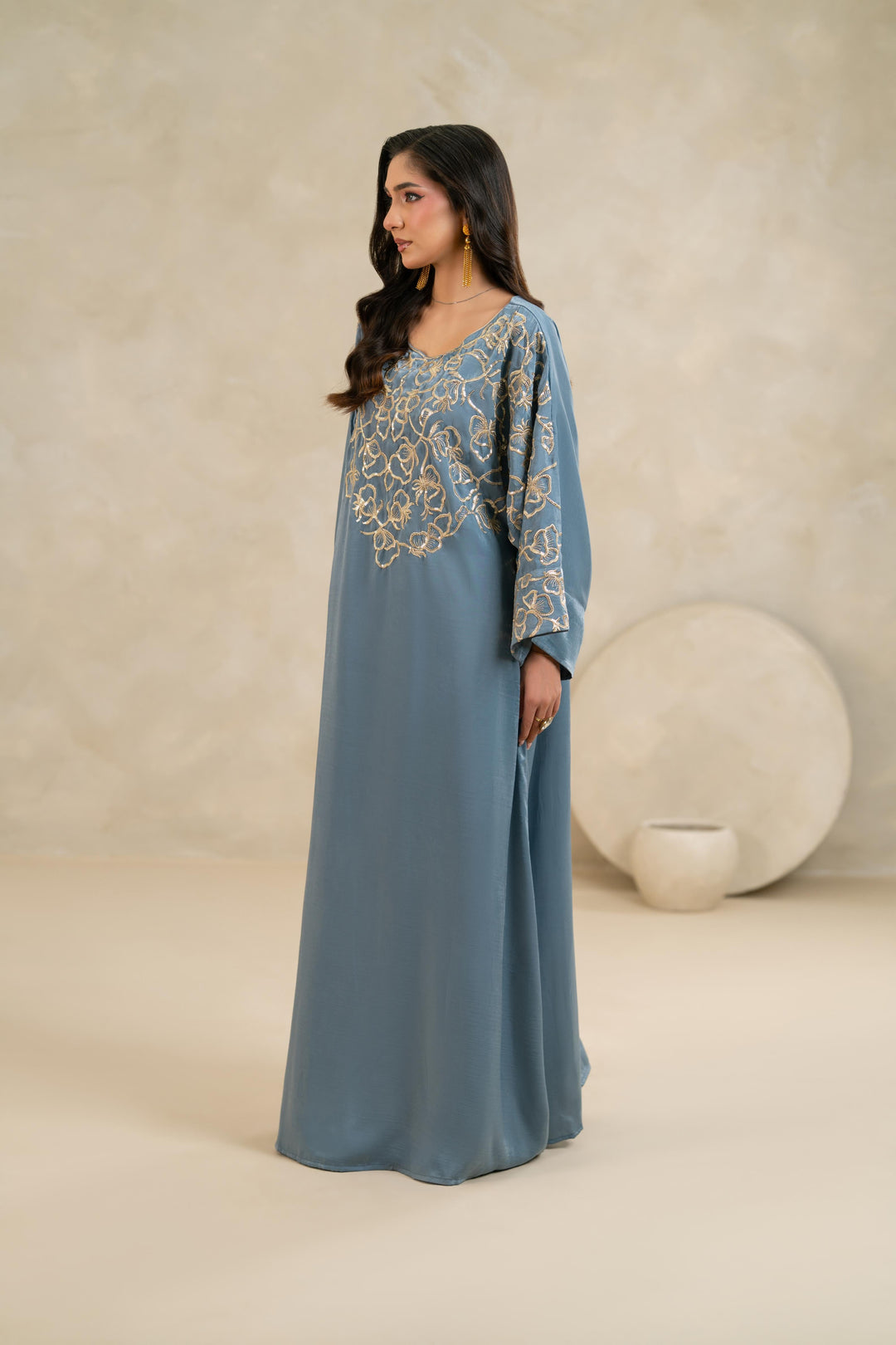 Lunaria Dusty Blue Dress