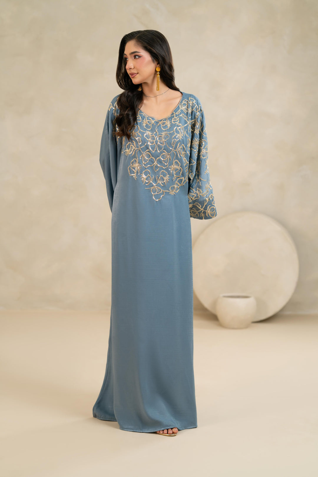 Lunaria Dusty Blue Dress