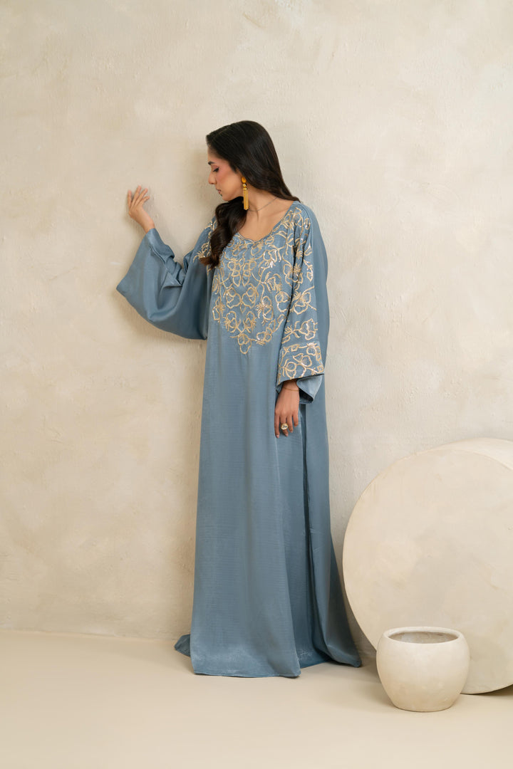 Lunaria Dusty Blue Dress