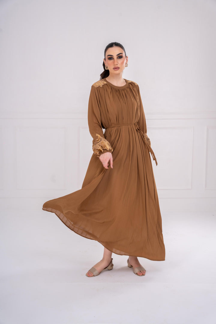 Zaria Embroidered Maxi Dress