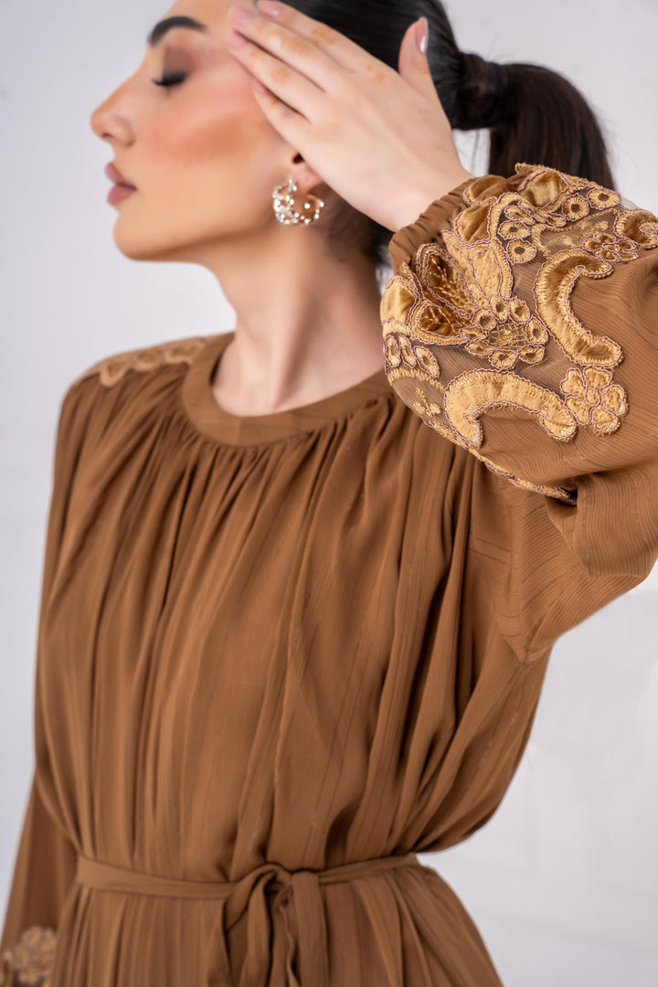 Zaria Embroidered Maxi Dress