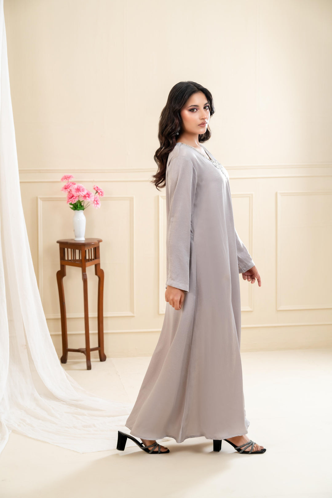 Nawal Embellished Maxi Dress