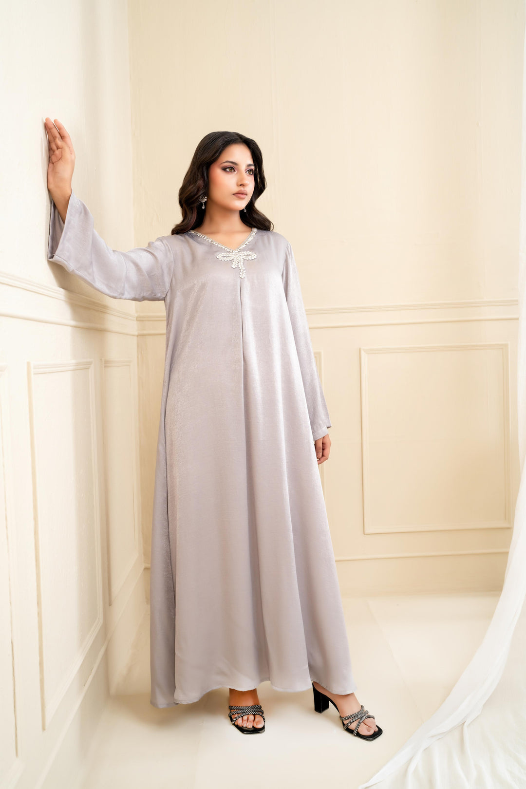 Nawal Embellished Maxi Dress